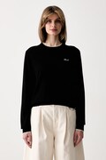 Karl Lagerfeld πουλόβερ γυναικείο μάλλινο μαύρο B3W18037