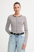 rag & bone kardigan damski z wiskozą biały RE2J26PT3KW