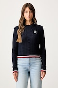 Tommy Jeans sweter damski bawełniany granatowy DW0DW22933