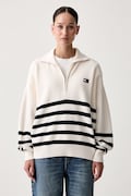 Tommy Jeans sweter damski bawełniany beżowy DW0DW22928