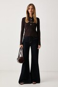 MICHAEL Michael Kors sweter damski z wiskozą brązowy MR661ER5ZV