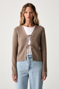 Guess Jeans жилетка дамска с вискоза бежова W6YR42 Z1103
