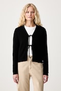 Guess Jeans жилетка дамска с вискоза черна W6YR42 Z1103