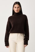 Guess puli ženska s kašmirjem x LEONIE HANNE rjava W6BR85 Z1958