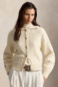 Polo Ralph Lauren kardigan damski wełniany beżowy 211B17757