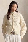 Polo Ralph Lauren kardigan damski wełniany beżowy 211B17757