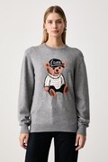 Guess sweter damski z wiskozą ALICIA niebieski W6BR84 Z1927