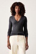 Guess pulover za žene od merino vune PRISCILLA sivi W6BR81 Z1917