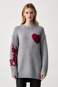 Guess pulover ženski EMILY siv W6BR76 Z1770