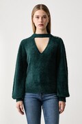 Guess pulover za žene JAYCEE zeleni W6BR74 Z1761