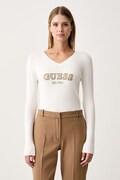 Guess пуловер дамски с вискоза HANNAH бежов W6BR55 Z1456