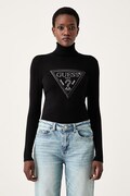 Guess maglione da donna con viscosa HALLIE nero W6BR54 Z1455