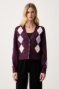 Guess kardigan damski GRACIE fioletowy W6BR47 Z1446