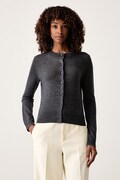Guess kardigan za žene od merino vune PRISCILLA sivi W6BR32 Z1425