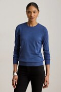 Lauren Ralph Lauren sweter damski z modalem niebieski 200B22252