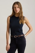Lauren Ralph Lauren golf damski z dodatkiem jedwabiu granatowy 200P14537