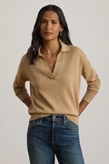 Lauren Ralph Lauren sweter damski z bawełną beżowy 200P14056