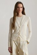 Lauren Ralph Lauren kardigan damski z bawełną beżowy 200B22260
