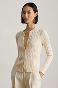 Lauren Ralph Lauren kardigan damski z bawełną beżowy 200P14040