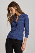Lauren Ralph Lauren kardigan damski z bawełną niebieski 200P14040