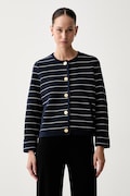 Tommy Hilfiger kardigan damski bawełniany granatowy WW0WW50088