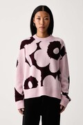 Marimekko sweter damski wełniany różowy 095727