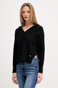 DKNY sweter damski bawełniany czarny DJ6R0174