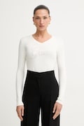 Guess πουλόβερ γυναικείο με βισκόζη LENA μπεζ W6YR29 Z0977
