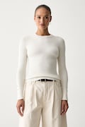 Guess sweter damski z wiskozą ELLIE beżowy W6YR09 Z0948
