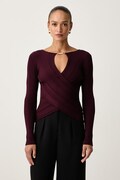 Marciano by Guess пуловер дамски с вискоза LIMA бордо G6BR24 Z1637