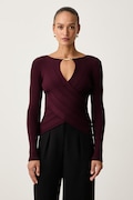 Marciano by Guess пуловер дамски с вискоза LIMA бордо G6BR24 Z1637