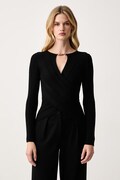 Marciano by Guess sweter damski z wiskozą LIMA czarny G6BR24 Z1637