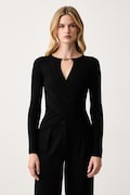 Marciano by Guess sweter damski z wiskozą LIMA czarny G6BR24 Z1637