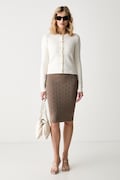 Marciano by Guess kardigan damski z wiskozą YAMNA biały G6YR03 Z1015