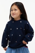 Tommy Hilfiger bluza dziecięca z bawełną granatowa KS0KS00781