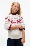 Tommy Hilfiger πουλόβερ παιδικό βαμβακερό μπεζ KG0KG09712