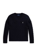 Polo Ralph Lauren pulover otroški bombažen mornarsko moder 313A11238007