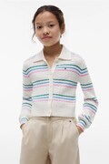 Tommy Hilfiger kardigan dziecięcy z bawełną biały KG0KG09429