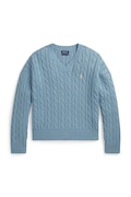 Polo Ralph Lauren pulover za djecu od pamuka plavi 313A11238004