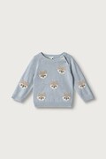 United Colors of Benetton sweter niemowlęcy z bawełną niebieski 1PQ1B101N