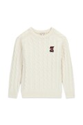 Guess sweter dziecięcy z dodatkiem wełny biały H6BR02 Z1648