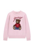 Guess sweter dziecięcy z wiskozą różowy H6BR01 Z1336