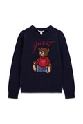 Guess sweter dziecięcy z wiskozą granatowy H6BR01 Z1336