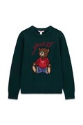 Guess sweter dziecięcy z wiskozą zielony H6BR01 Z1336