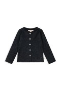 Konges Sløjd ζακέτα παιδική με βαμβάκι ROLI CARDIGAN OCS μαύρη KS106215