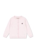 Konges Sløjd kardigan dziecięcy bawełniany CATHY CARDIGAN różowy KS105937