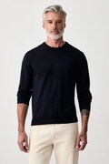 Eton sweter damski wełniany granatowy 100015331