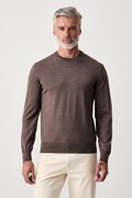 Eton sweter damski wełniany brązowy 100015331