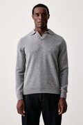 MC2 Saint Barth sweter męski z wełny merino szary COV0009
