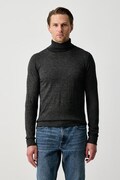 Lindbergh sweter męski z wełną merino zielony 30.81068